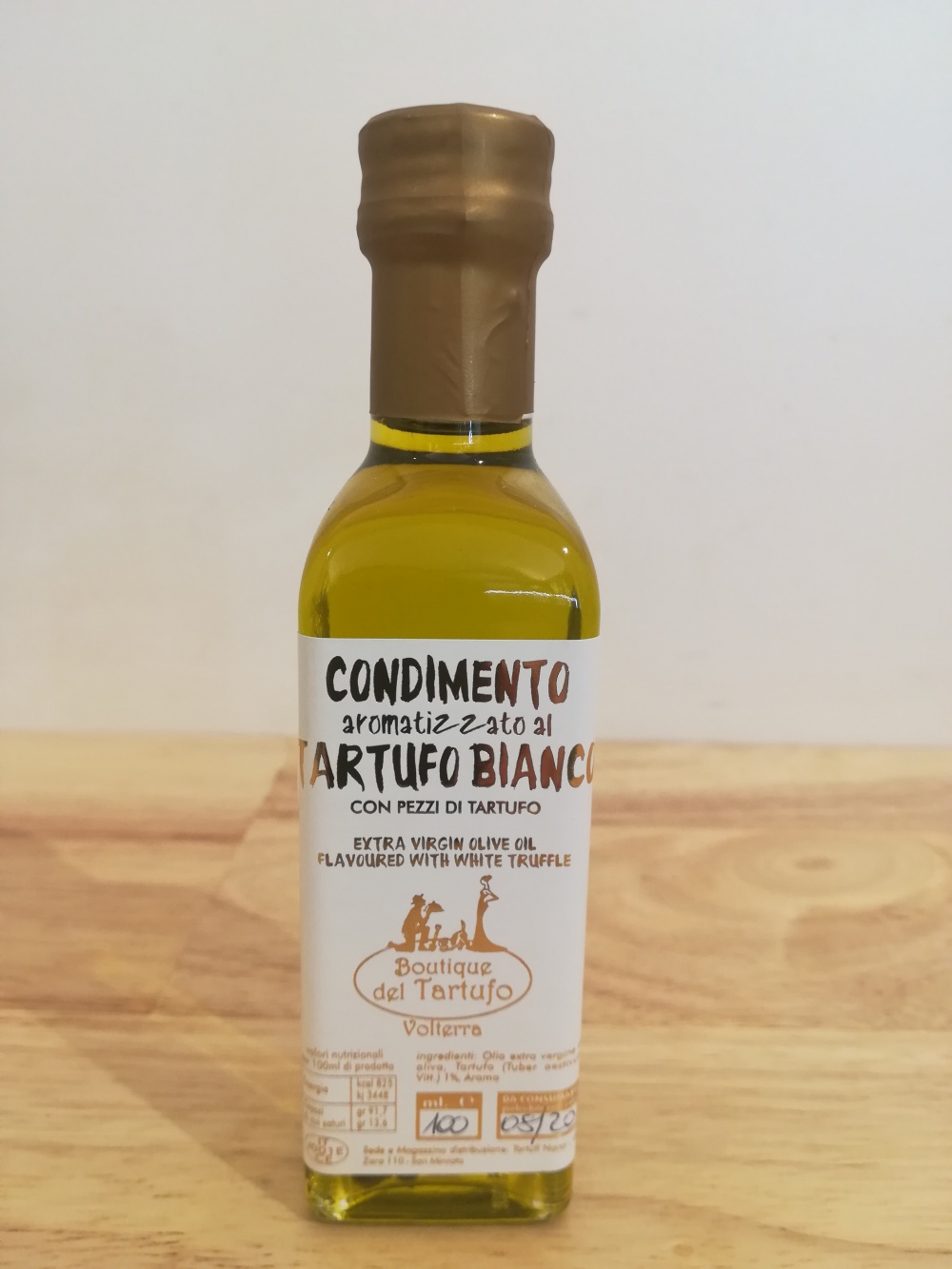 OLIO EXTRAVERGINE DI OLIVA AL TARTUFO BIANCO